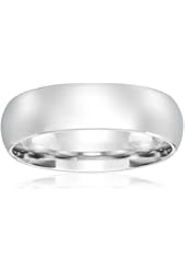 Men's 10k Gold Traditional Plain Wedding Band (6 mm)