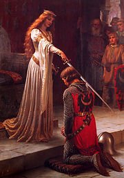 Edmund Leighton Accolade Wooden Jigsaw Puzzle