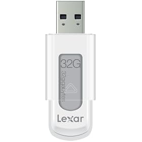 Lexar S50 32 GB USB JumpDrive, White (LJDS50-32GASBNA) by 