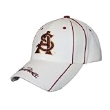 Arizona State Sun Devils Adjustable ArizSU Mesh Cap - White NCAA Hats