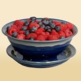 Berry Bowl & Saucer - Blue