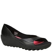 Tsubo Women's Lara Open-Toe Wedge,Black,8 M