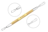 Suvorna Ador Gold Plated Whitehead Cleaner / Acne Remover & Comedone Extractor
