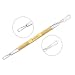 Suvorna Ador Gold Plated Whitehead Cleaner / Acne Remover & Comedone Extractor