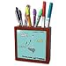 Londons Times Funny Society Cartoons - Hook Line And Thinker - Tile Pen Holders-5 inch tile pen holder