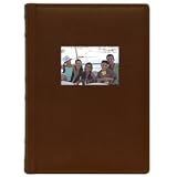 Old Town BONDED LEATHER PHOTO ALBUMS (2 Pack) Brown (Holds 300 6x4 photos)
