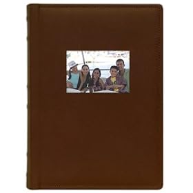 Old Town BONDED LEATHER PHOTO ALBUMS (2 Pack) Brown (Holds 300 6x4 photos)