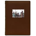 Old Town BONDED LEATHER PHOTO ALBUMS (2 Pack) Brown (Holds 300 6x4 photos)