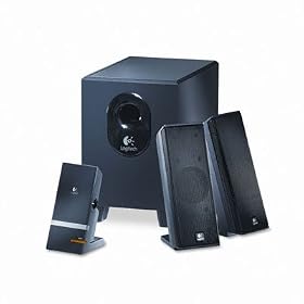 ~:~ LOGITECH, INC. ~:~ X-240 Speaker System w Two 5W Speakers, 15W Subwoofer by Logitech