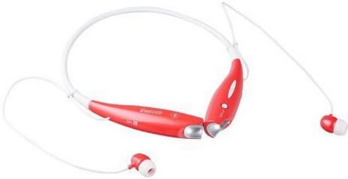 KFLY Multifunctional Music Stereo A2DP Bluetooth Wireless Sports Headphone Headset with Built-in Mic (Red)