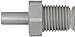 John Guest Acetal Copolymer Tube Fitting, Stem Adaptor, 1/4