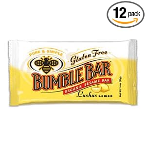 BumbleBar Lushus Lemon Sesame Bar (12x1.4oz)
