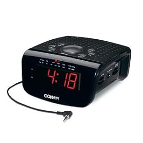 Conair WCR12 AM/FM/MP3 Alarm Clock Radio