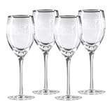 By Mikasa-Parchment Platinum Collection Goblet 12Oz Set Of 4