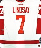 Ted Lindsay Signed Detroit Red Wings CCM Replica Jersey