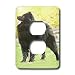 Dogs Chow Chow - Black Chow - Light Switch Covers - 2 plug outlet cover