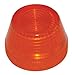 Pilot Light Lens, 30mm, Amber, Plastic