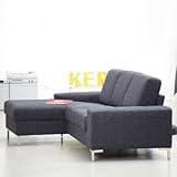 Kopenhagen Sofa mit Longchair links Stoff