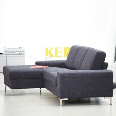 Kopenhagen Sofa mit Longchair links Stoff
