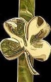 Mayer Mill Brass 4 Leaf Clover Wreath Hanger