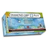 Diamond Grip Plus Latex Gloves, Microflex - Size Large - Model Dgp-350-l - Pack Of 100