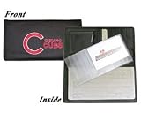 Chicago Cubs Embroidered Leather Checkbook Cover