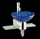 Glass Sinks Glass/Stainless Metropolitan Mount Vessel