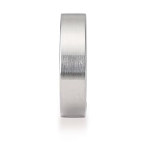 14k White Gold 6mm Comfort Fit Mens