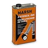 Marsh K-BK-Q Fountain Roller Stencil Ink