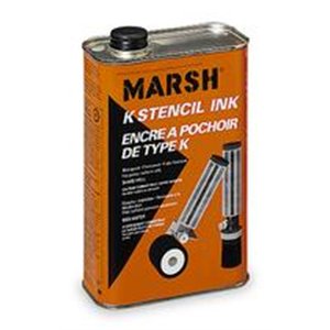 Marsh K-BK-Q Fountain Roller Stencil Ink