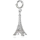 ELLE Jewelry Charms Eiffel Tower Sterling Silv