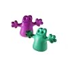 A di Alessi - AMDR01 S1 - Carlo, a little ghost on the top of a bottle Set di due tappi in resina termoplastica, azzurro e rosa.