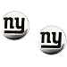 Stainless Steel New York Giants Logo Stud Earrings