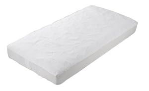 J.Lamb & Friends Waterproof Fitted Crib Pad, White