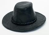 Leather Cowboy HAT- L