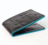 Hand Made Geniune Italian Leather "Cross Dots" Wallet
