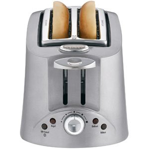 H.B. ELECTRIC 2 SLICE TOASTER STERLING