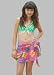Swim Suit Cover Up Skirt Flip Flop Print