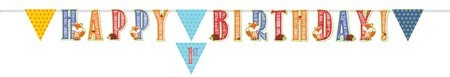 Forest Fox Shaped Ribbon Banner