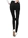 Simplicity Women's Cotton Knit MaternityStretch Leggings for Pregnant, 7397_Black,One Size