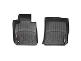 WeatherTech Custom Fit Front FloorLiner for BMW 128i/135i (Black)