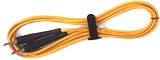 Rockburn 10 foot with Moulded 1 inch Jacks Guitar Lead - Tangerine