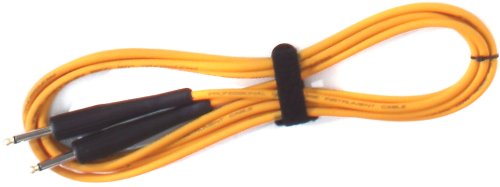 Rockburn Gitarrenkabel (mit gegossenen 6,35 mm Klinkensteckern) 3m orangerot Preisvergleich