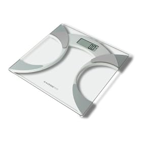 Salter Glass Body Fat Analyser Bathroom Scale 9141 WH3R