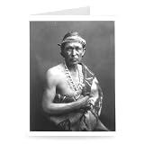 The Medicine Man, c.1915 (b/w photo) by.. - Greeting Card (Pack of 2) - 7x5 inch - Art247 - Standard Size - Pack Of 2