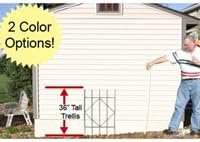 Trellis Aluminum Lifetime White- 3 foot Ladder Style