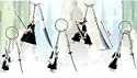 Bleach Swing Keychain Figure Set of 5