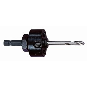 Starrett XA17-38 Locking Hole Saw Arbor with Carbide Tipped Pilot Drill