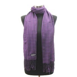 Closeout Special- Luxe Houndstooth Pashmina Shawl (6 Colors)