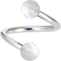 Spiral Twister - Arctic Blast BEACH BALL Belly Button Ring